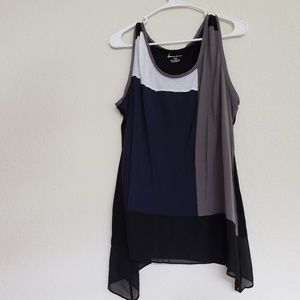 Lane Bryant Color Block Blouse Size 18-20